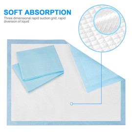 Zdolmy Baby Disposable Changing Pad, 20Pack Soft Waterproof Mat, Portable Diaper Changing Table & Mat, Leak-Proof Breathable Underpads Mattress Play Pad Sheet Protector(13'' 18'')