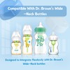 8pcs Wide Bottle Caps Compatible for Wide-Neck Natural Flow Dr