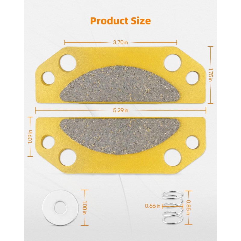 2203148 Parking Brake Pad Kit with Shims Springs Fit for
