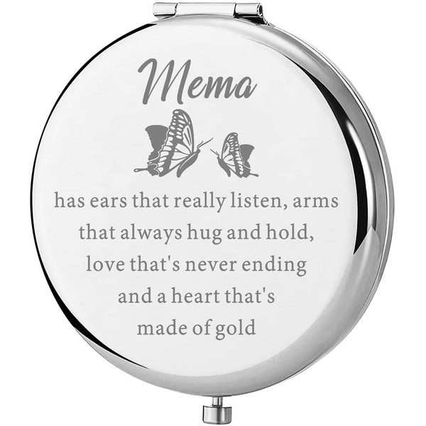 Lywjyb Birdgot Mema Makeup Mirror Grandma Birthday from Granddaughter (Mema