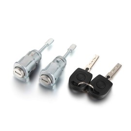 2 x Madlife Garage 3B0837167 Door Lock Cylinder Front Left Right with Key Lupo 6X1 6E1