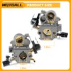 MOTOALL MS391 Carburetor with gaskets for Stihl MS311 11401200601,11401200605 WTE-9A