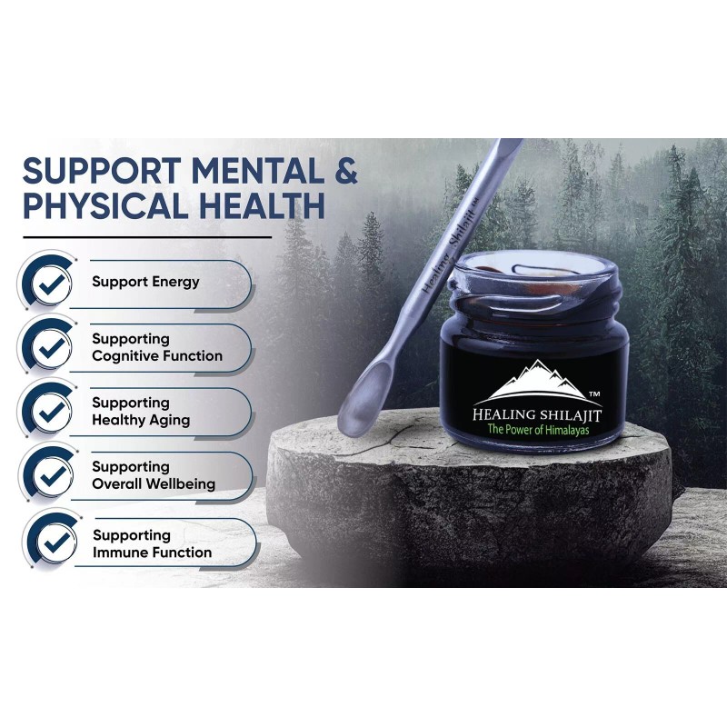 HIMALAYAN SHILIAJIT 30Gm Pure 100% Himalayan Shilajit, Soft Resin, Organic,
