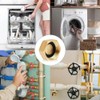 4 PCS Brass End Cap, Internal Thread Spigot with Washers