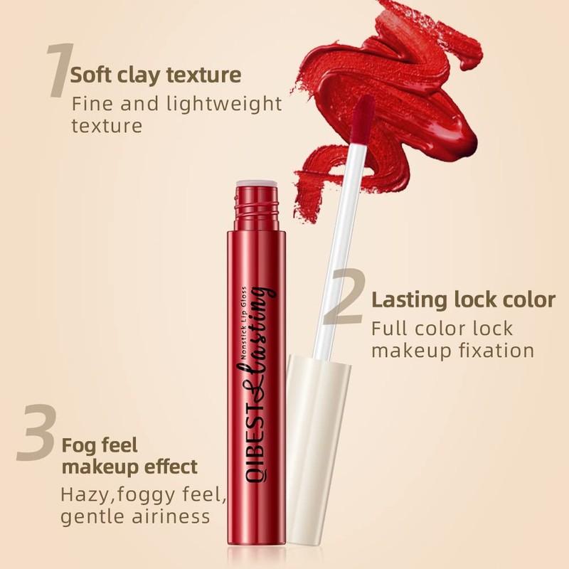 12 Colors Matte Liquid Lipstick Set Velvety Lip Gloss Lip