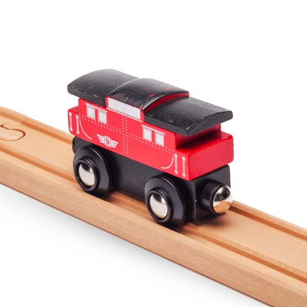 maxim enterprise, inc. Wooden Train Caboose # 9 - Compatible