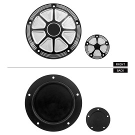 YHMTIVTU Derby Cover Timing Timer Clutch Covers For Harley Softail 99-17 Fat Boy Bob