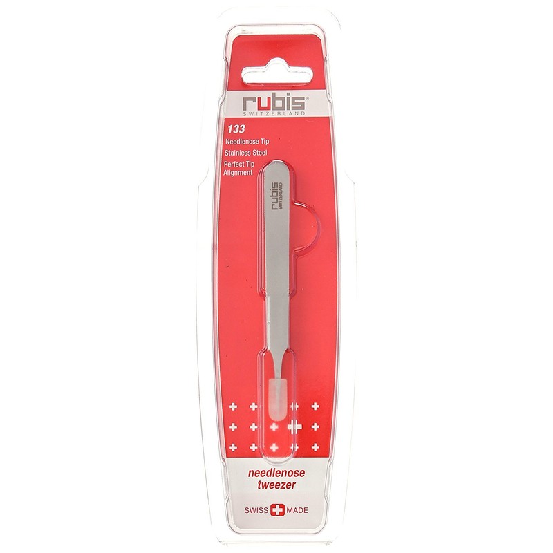 RUBIS 3-3/4 Inch Needlenose Tweezer MC0133SS