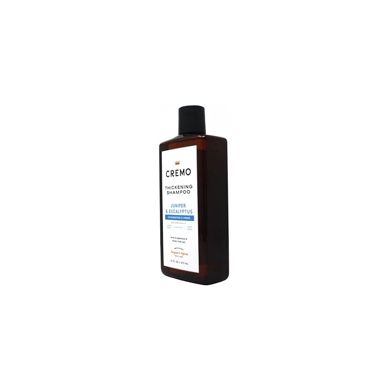 Cremo Juniper & Eucalyptus Thickening Shampoo for Fine or Thinning