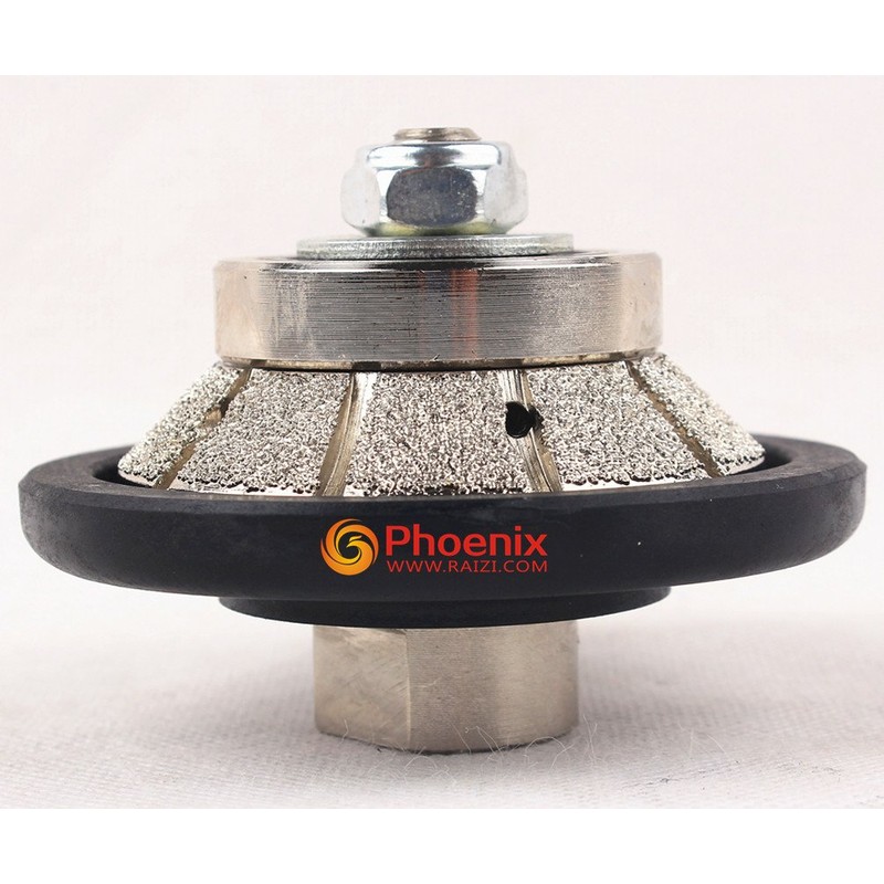 Raizi 3/8 inch Demi Bullnose Half Bullnose Diamond Hand Profile
