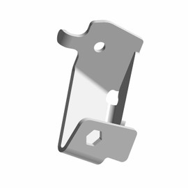 Polaris RZR BRKT-MNT,FRT BUMPER,LWR,RH,BLK, Genuine OEM Part 5267250, Qty 1