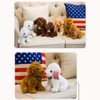 Realistic Teddy Dog, 25 cm Simulation Teddy Poodle Dog Toy