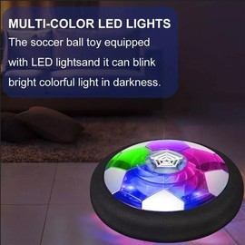 Hover Soccer Ball Rechargeable Floating with Led Lights Indoor Air Football Game Set
