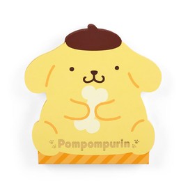 SANRIO Pompompurin Character Shaped Memo Pudding - 3 Designs x 28 Pieces Each, Total 84 Pieces - Yellow, Unisex - 4.1 x 0.3 x 4.1 Inches - Animal Theme - Note/Notepad