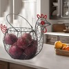 TAIANLE.Chicken Wire Egg Basket for Gathering Fresh Eggs Collecting Basket