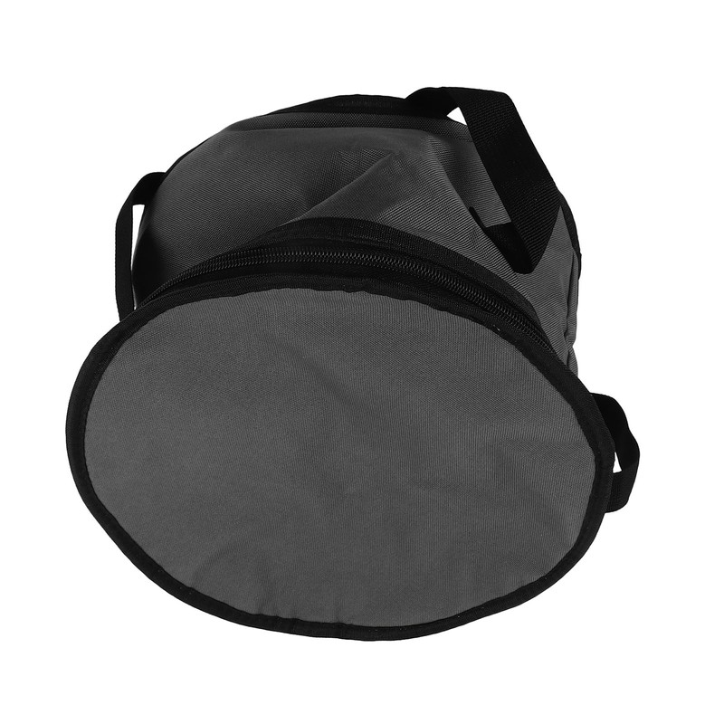 Round Insulated Bag 11x7in Oxford Cloth Casserole Carrier Reusable Cooler