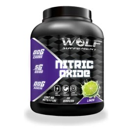 Óxido Nítrico en Polvo Wolf de 1 kg con Sabor Limón para Pre Entrenamiento
