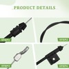 GX24184 Lawn Mower Control Cable Fits for John Deere GX23336,