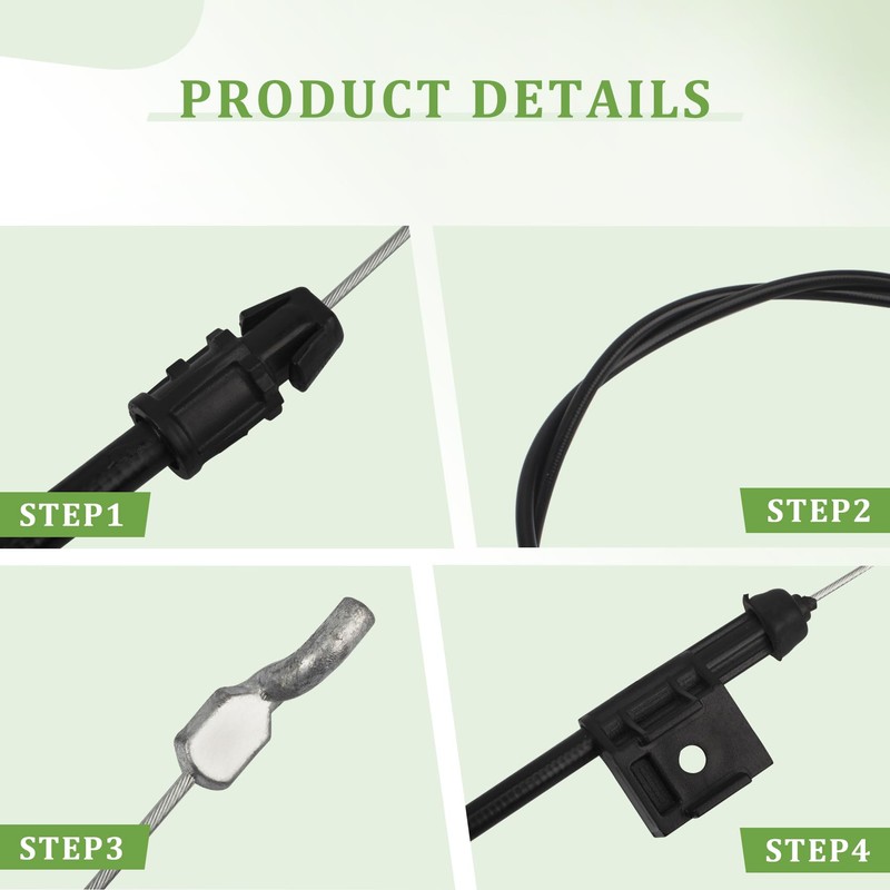 GX24184 Lawn Mower Control Cable Fits for John Deere GX23336,