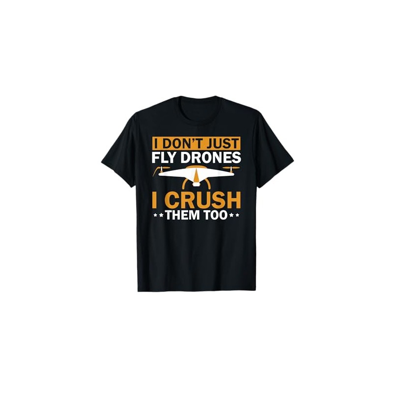 Commanding Drones Drone Crash King RC Pilot Life T-Shirt