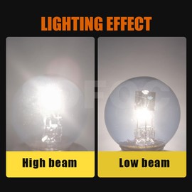 SOFOC P45T Motorcycle Halogen Headlight 12 V 45 W White High/Low Beam Pack of 1