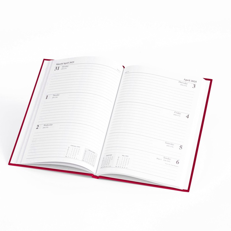 evelay 2025 Diary A5 Week to View Hardback Planner Organiser