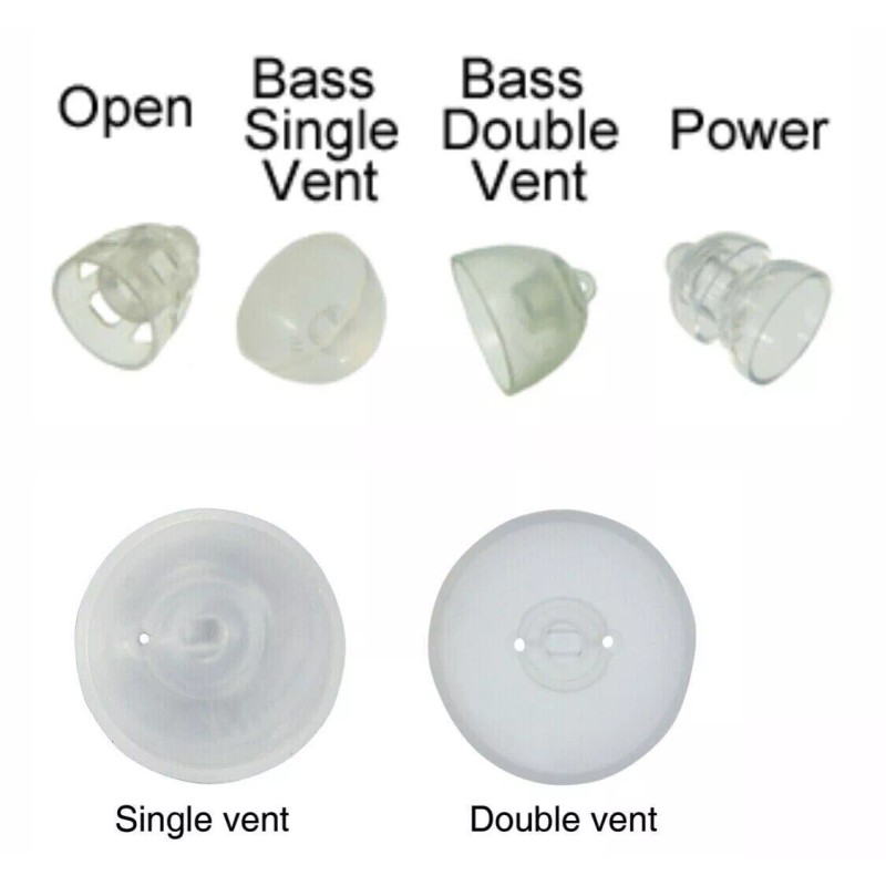 Oticon 2 Pack Oticon miniFit ( Open 6mm ) Domes