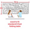 Young N Refined Birthday Party Coloring Page Table Cloth Activity