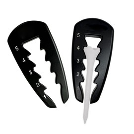 JTENGYAO Golf Tee Height Tool, Precision Adjustable Golf Tee Height Setter, Golf Training Aid for Driving Range Practice for Golf Sports Lovers