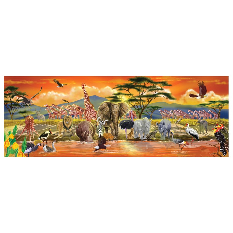 Melissa & Doug African Plains Safari Jumbo Jigsaw Floor Puzzle
