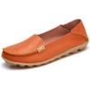 VenusCelia Women's Natural Comfort Walking Flat Loafer(9 M US,Orange)