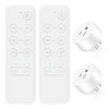 Wireless Remote Control Electrical Outlet Switch, NineLeaf Remote Control Outlet