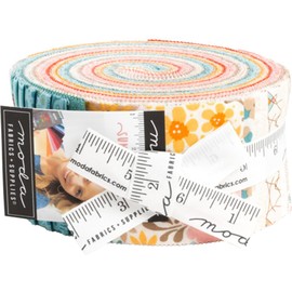 BasicGrey Sunday Brunch Jelly Roll 40 2.5-inch Strips Moda Fabrics 30750JR