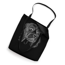 Line Art Cockapoo Cockerpoo Tote Bag
