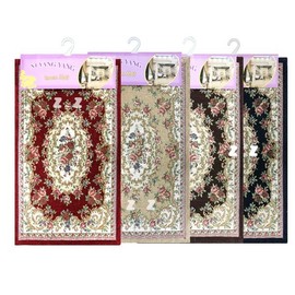 Persian Carpet Royal Mat Doormat Large Multi-Purpose Carpet Mat (PET) - Wine 2ea