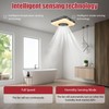 RETOTLA Bluetooth Exhaust Fan for Bathroom Speaker, Bathroom Fan Light