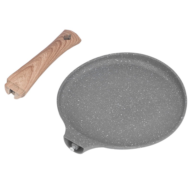 Frying Pan with Magnetic Base Rapid Heat Conduction Prevents Stick