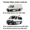 47191 Premium Adjustable Wiper Washer Nozzle Kit Fit for Dodge/Freightliner/Mercedes/Winnebago