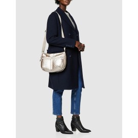 Kipling Women's Izellah Shoulder Bag, 33 x 23 x 12 cm - Silver -