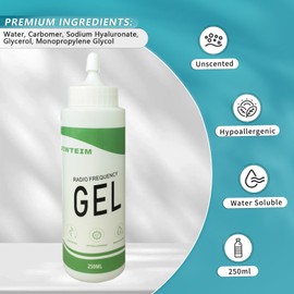 BEWTEIM Facial Conductive Gel for Microcurrent, Hydrating Radio Frequency Gel Body Contouring & Skin Tightening Pack of 1