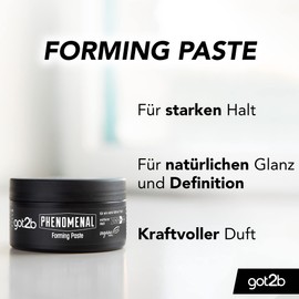got2b Phenomenal Forming Paste Hold 3 (100 ml), Styling Paste for a phenomenal, natural looking style and powerful fragrance
