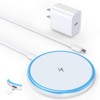 Magnetic Wireless Charger 15W with 20W Adapter & 6ft Cable