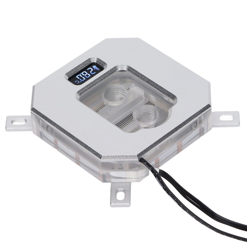 CPU Water Cooling Head VA Screen Temperature Display Computer CPU