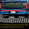SZSSXPL 48in LED Tailgate Light Strip,Trible Row LEDs Tailgate Light