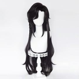 GhostNef Tenkan Gifuku Epilepsy Fuku Cosplay Wig, Saburo Hanashiro, Sunran, Cosplay Wig, Heat Resistant, Wig Net Included, For Cosplay, Event, Halloween Christmas Costume 01