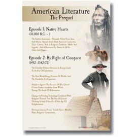 American Literature - The Prequel - Classroom Language Arts Poster