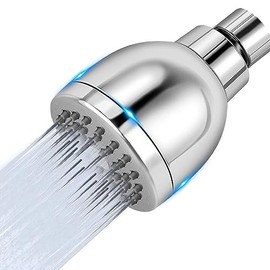 JESWO Regaderas para Baño Premium de 3 Pulgadas para Duchas de Bajo Flujo, Cabezal de Regadera Alcachofa de Ducha de Lluvia con Aumento de Presión y A