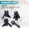 Engine Motor & Transmission Mount Kit 4pcs Compatible with Fits