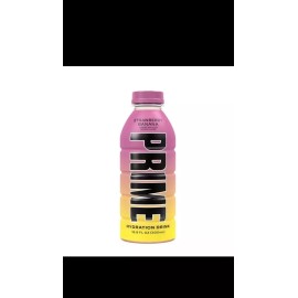 Prime NEW PRIME HYDRATION DRINK STRAWBERRY BANANA FLAVOR 16.9 OZ LOGAN PAUL