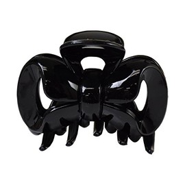 3.5 Inch Bow Jaw Clip Hair Claw - Black